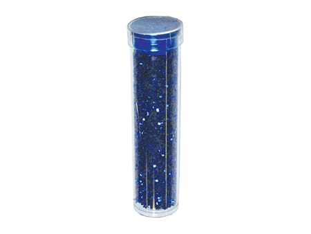 Glitter grovkornet - 18 g - blå