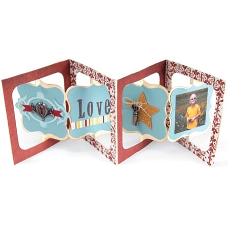 Accordian Flip 3D Album - 658035