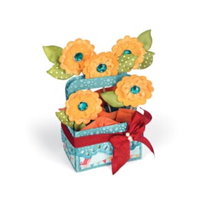 Sizzix Bigz XL - Card in a box, A2 Flower basket - 660297