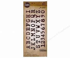 Sizzix Bigz XL Alphabet die - Typo Capital - 661198
