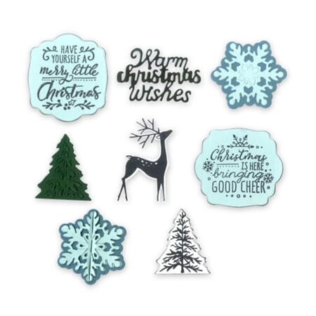 Framelits w/ stamps - Christmas is here