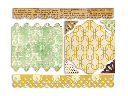 Sizzix Thinlits die set 8PK - Toppers, Borders and Corners