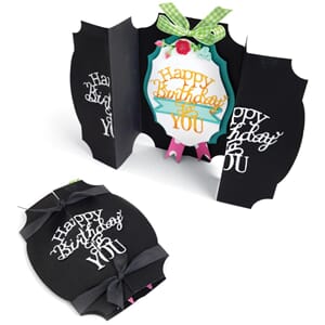 Sizzix Thin Lits - Fold-A-Long Ticket