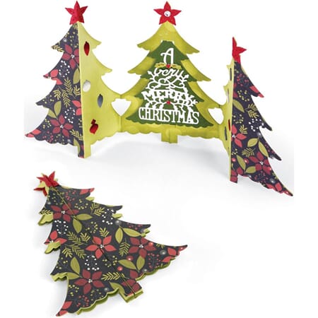 Sizzix Thin Lits - Fold-A-Long Christmas Tree