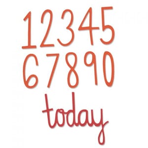 Thinlits - Birthday Numbers