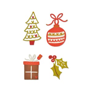 Sizzix Thinlits die set 4PK - Festive Fancies