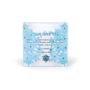 Sizzix thinlits die - Snowflake card