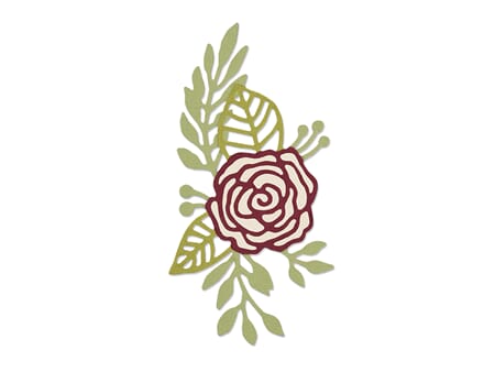 Thinlits die Set 2PK - Doodle Rose