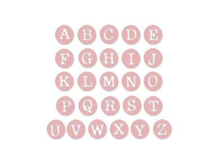 Sizzix Thinlits die set 26 PK - Danity Uppercase