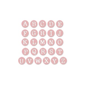 Sizzix Thinlits die set 26 PK - Danity Uppercase