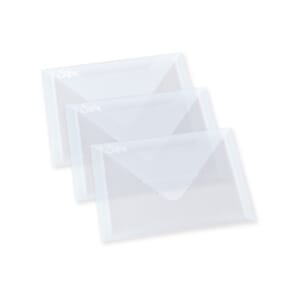 Sizzix Accessory - Plastic Envelopes 5" x 6 7/8" - 3 Pack