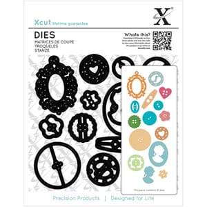 Xcut Decorative Dies - Lovely Buttons