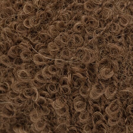 Alpaca boucle unicolor - 8905 sjokolade