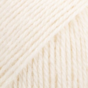 Alpaca Unicolor - 100 natur/ off white