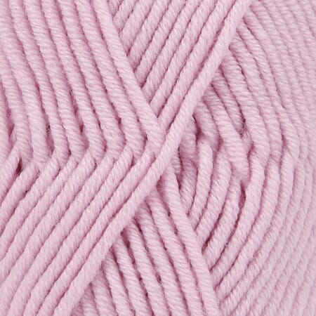 Big Merino unicolor - 16 lys rosa