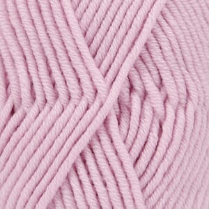 Big Merino unicolor - 16 lys rosa