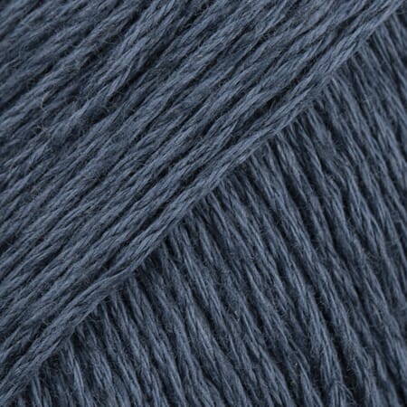 Bomull Lin Unicolor - 21 mørk blå