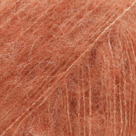 Brushed Alpaca Silk - 22 lys rust