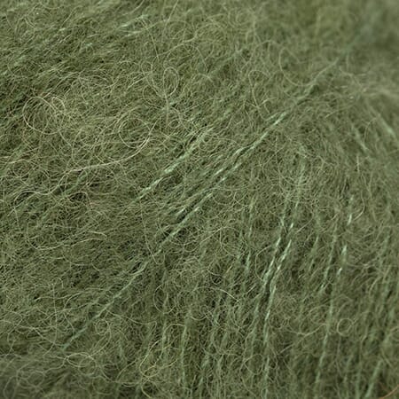 Brushed Alpaca Silk - 32 mosegrønn