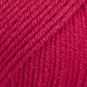Cotton Merino Unicolor - 06 kirsebær rød