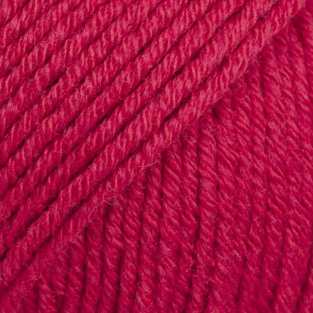 Cotton Merino unicolor - 06 kirsebær rød