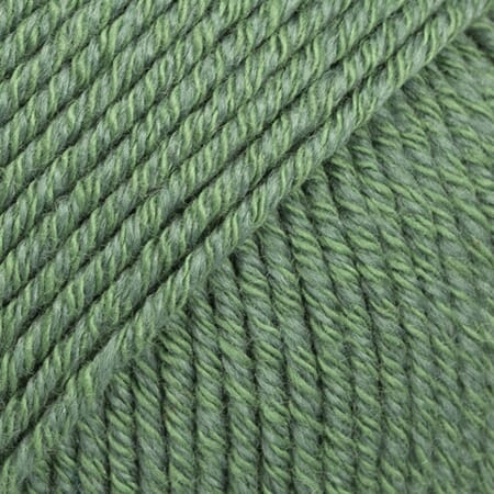 Cotton Merino unicolor - 11 skogsgrønn