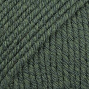 Cotton Merino unicolor - 22 mørk grønn