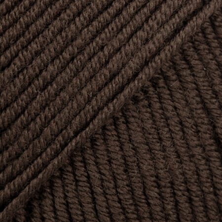 Merino Extra Fine unicolor - 09 mørk brun