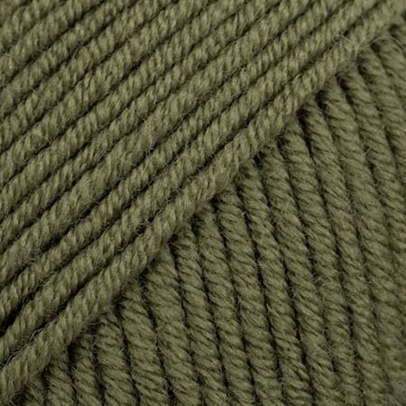 Merino Extra Fine unicolor - 53 mosegrønn