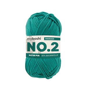 Bomull No 2 - 2230 smaragd grønn