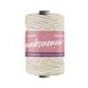 Makramegarn flettet - 4 mm - natur - 50 m