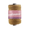 Makramegarn flettet - 4 mm - honning - 50 m