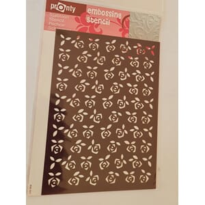 Pronty Embossing Stencil - Roser - A6