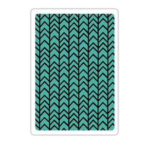 Sizzix Embossingoflder Textured Impressions - Chevron textur