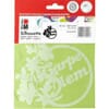 Marabu Silhouette Stencil - Carpe Diem - 15x15