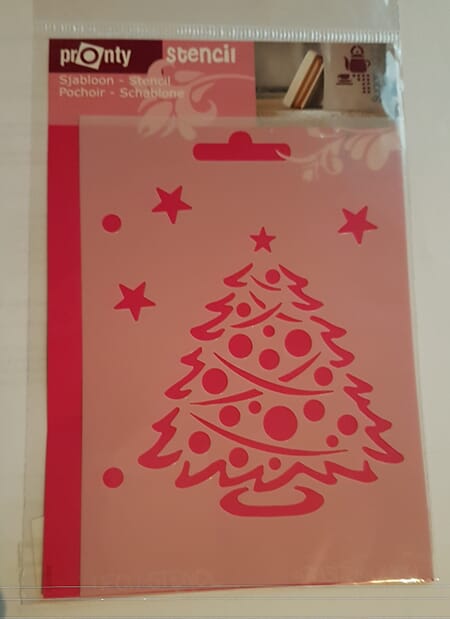 Pronty Deco Stencil - Juletre - A6