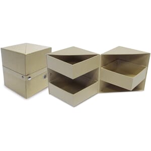 Off The Page Boxes - Box W/Triangle Opening & Shelves