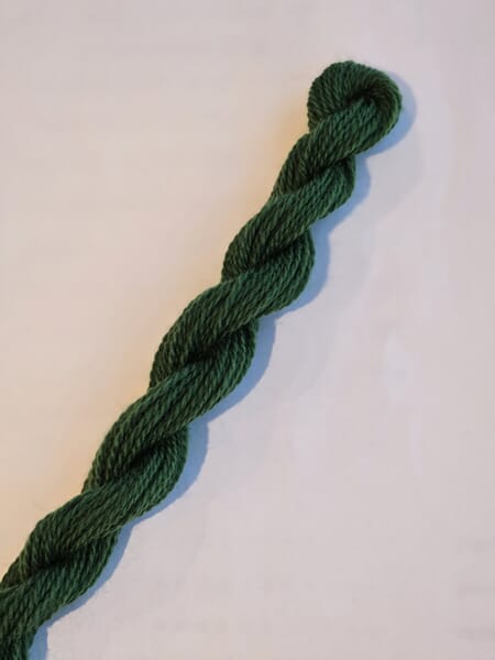 8110 ren grønn (20 tråder/ 145 cm)