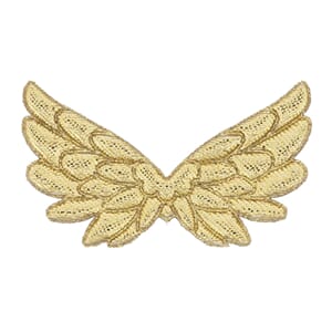 Englevinger 5 cm - 10 stk - gull