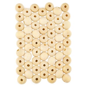 Trekuler natur - 10 mm - 60 stk