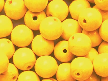 Treperler gule 8 mm - 140 stk