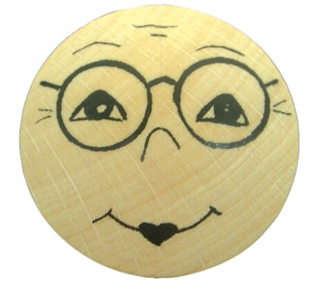 Knappeform Bestemor - Ø 40mm - 5 stk