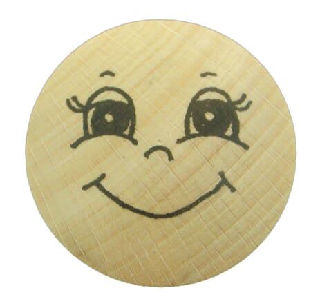 Knappeform Jente - Ø 30 mm - 5 stk