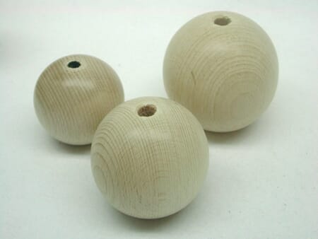 Trekule med hull - 50 mm
