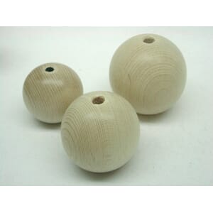 Trekule med hull - 50 mm