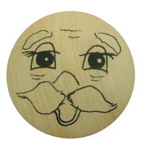 Trekuler uten hull - 30 mm - Bestefar - 5 stk