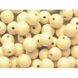 Treperler hvit (svak beige) - 4 mm - 275 stk