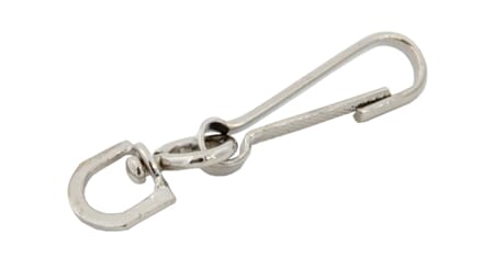 Karabinlås m/ D-ring - 4,5 cm