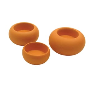 Terrakotta te-klys holder - 8,5 cm