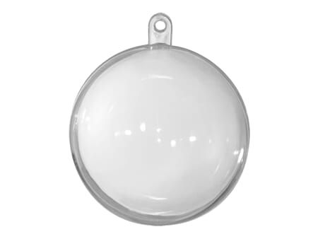 Plastkule 80 mm - delbar - 5 stk